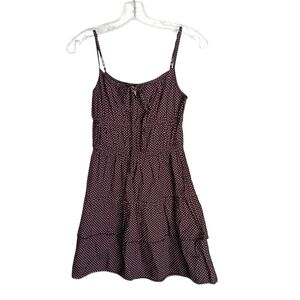 sim and sam brown polka dot dress Esther & Co. Teyana Dress main image 0